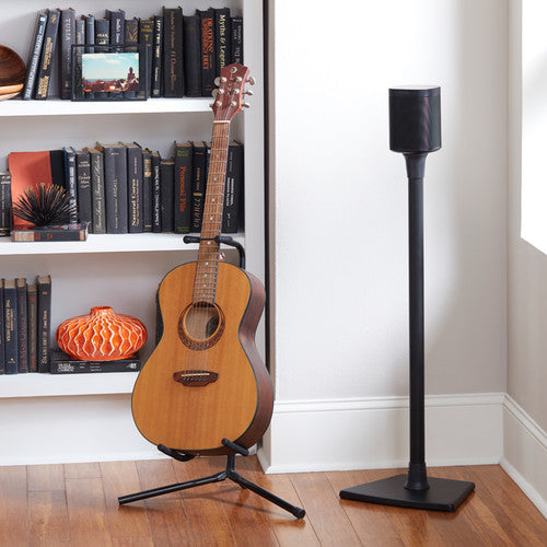 Sanus WSS21-B1 Sonos Play 1 & Play 3 Wireless Speaker Stands Black- Single