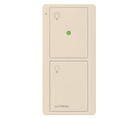 Lutron PJN-2B-GLA-L01 Pico 2-Button Nightlight Icon Remote – (Light Almond)