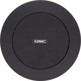 QSC AD-C.SAT 2.75" Small-Format Passive Ceiling Satellite Loudspeakers (Black, Pair) ADCSATBK