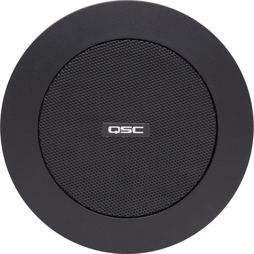 QSC AD-C.SAT 2.75" Small-Format Passive Ceiling Satellite Loudspeakers (Black, Pair) ADCSATBK