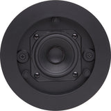 QSC AD-C.SAT 2.75" Small-Format Passive Ceiling Satellite Loudspeakers (Black, Pair) ADCSATBK