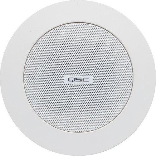 QSC AD-C.SAT 2.75" Small-Format Passive Ceiling Satellite Loudspeakers (White, Pair) ADCSATWH