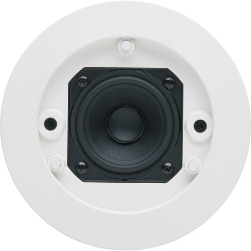 QSC AD-C.SAT 2.75" Small-Format Passive Ceiling Satellite Loudspeakers (White, Pair) ADCSATWH
