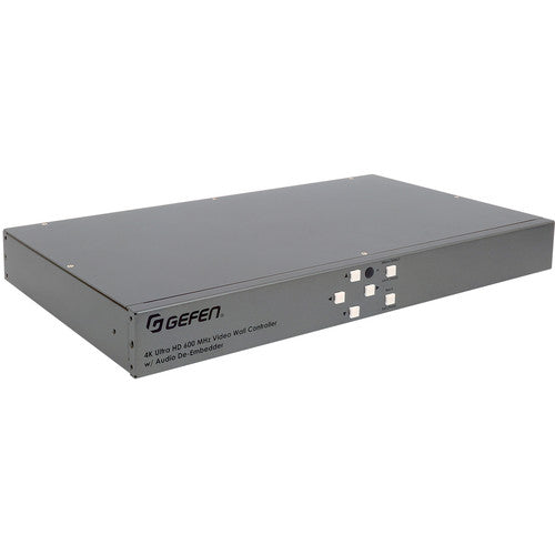 Gefen EXT-UHD600A-VWC-14 UHD 4K 600 MHz 1x4 Video Wall Controller with Audio De-Embedder