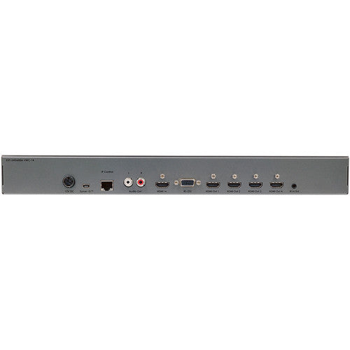 Gefen EXT-UHD600A-VWC-14 UHD 4K 600 MHz 1x4 Video Wall Controller with Audio De-Embedder