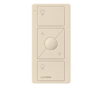 Lutron PJ2-3BRL-GLA-L01 Pico 3-Button Raise/Lower Light Remote - (Light Almond | Gloss)