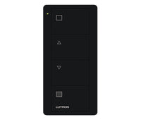 Lutron PJ2-4B-GBL-S01 Pico 4-Button Raise/Lower Shade Remote With Shade Icons - (Black | Gloss)