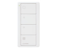 Lutron PJ2-4B-GWH-S01 Pico 4-Button Raise/Lower Shade Remote With Icons - (White | Gloss)