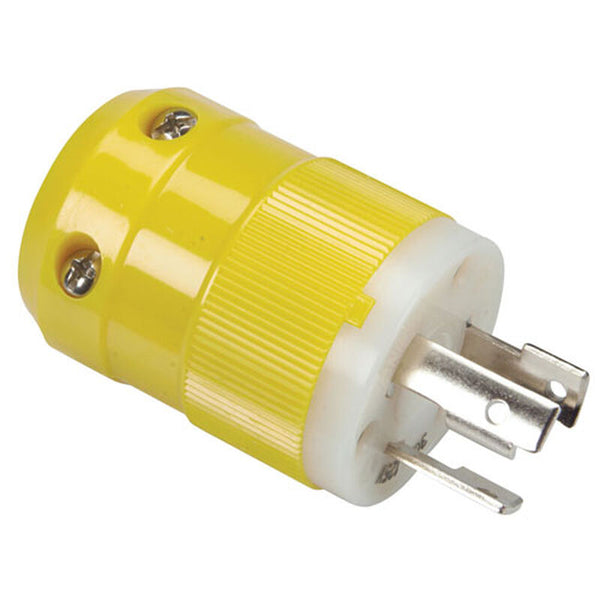 MARINCO 1873934 Male Plug, 30A 125V, Yellow