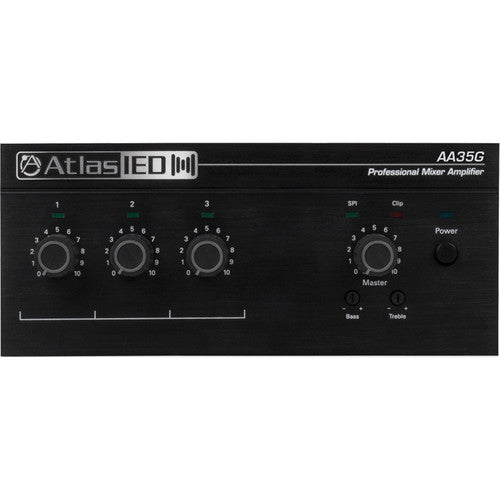 Atlas IED™ AA35G 3-Input 35 Watt Mixer Amplifier with Global Power Supply