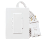 Lutron RRD-3LD-SW Tabletop Lamp Dimmer - (Snow)
