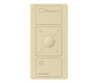 Lutron PJ2-3BRL-GIV-S03 Pico 3-Button Raise/Lower Blackout Remote With Text - (Ivory | Gloss)