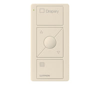 Lutron PJ2-3BRL-GLA-S07 Pico 3-Button Drapery Remote - (Light Almond | Gloss)