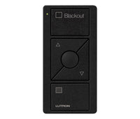 Lutron PJ2-3BRL-TMN-S03 Pico 3-Button Raise/Lower Blackout Remote With Text - (Midnight | Satin)