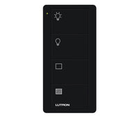 Lutron PJ2-4B-GBL-LS21 Pico 4-Button 2-Group Light/Shade Icon Remote - (Black | Gloss)