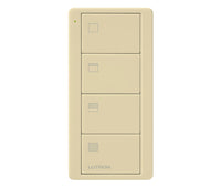 Lutron PJ2-4B-GIV-S31 Pico 4-Button 2-Preset Shade Icon Remote - (Ivory | Gloss)