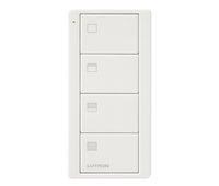 Lutron PJ2-4B-GWH-S31 Pico 4-Button 2-Preset Shade Icon Remote - (White | Gloss)