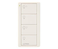 Lutron PJ2-4B-TBI-L21 Pico 4-Button 2-Group Light Icon Remote - (Biscuit | Satin)