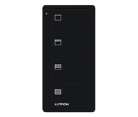 Lutron PJ2-4B-TMN-S31 Pico 4-Button 2-Preset Shade Icon Remote - (Midnight | Satin)