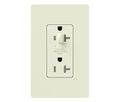 Lutron SCR-20-HDTR-BI 20 Amp Half-Dimmable Receptacle - (Biscuit | Satin)