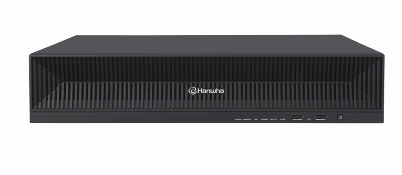 Hanwha Techwin WiseNet PRN-1600B2-64TB 16-Channel 32MP 8K NVR with 64TB HDD