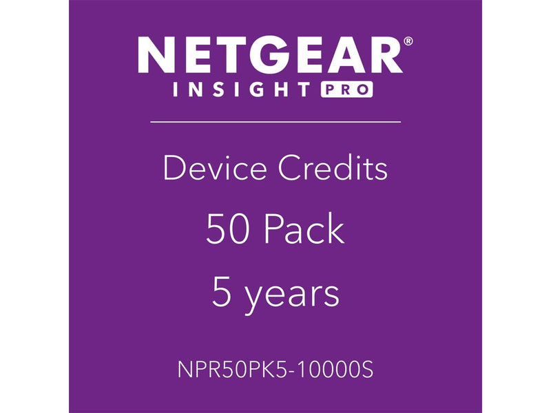 NETGEAR NPR50PK5-10000S INSIGHT PRO 50 PACK 5 YEAR