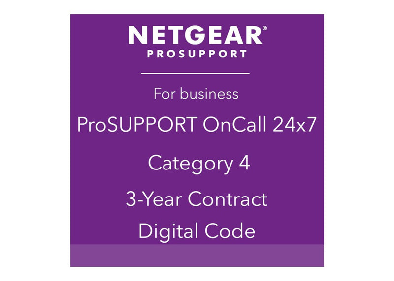 NETGEAR PMB0334-10000S ProSupport OnCall 24x7 Category 4 - technical support