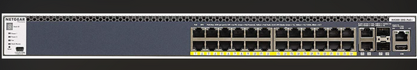 NETGEAR GSM4328PA-100NES M4300-28G-POE+ MANAGED SWITCH WITH 550W