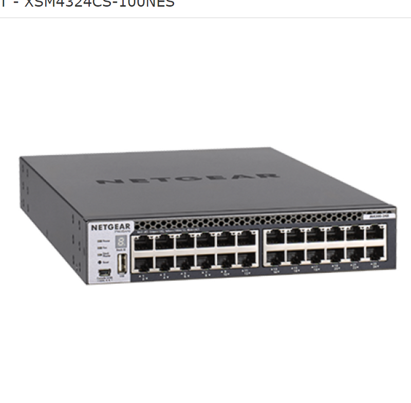 NETGEAR XSM4324CS-100NES M4300-24X 24 Port 10 Gigabit