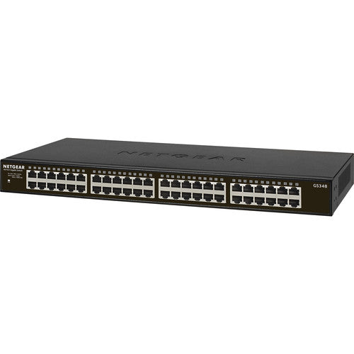 NETGEAR GS348-100NAS 48-port Gig Rackmount Unmanaged Switch
