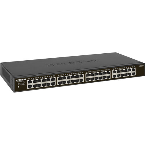 NETGEAR GS348-100NAS 48-port Gig Rackmount Unmanaged Switch
