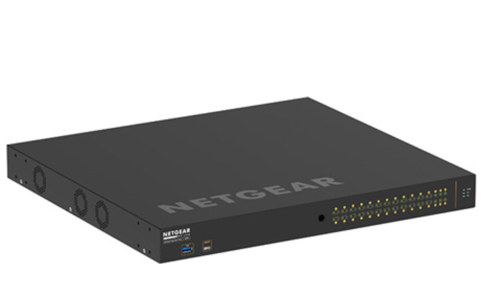 NETGEAR GSM4230PX-100NAS Managed Ethernet Switch w/ 30 Ports (24 x 10/100/1000BASE-T Ultra90/ 2 x RJ45/ 4 x 1000BASE-X