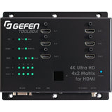 Gefen GTB-HD4K2K-442-BLK ToolBox 4x2 Matrix for HDMI 4K x 2K (Black)