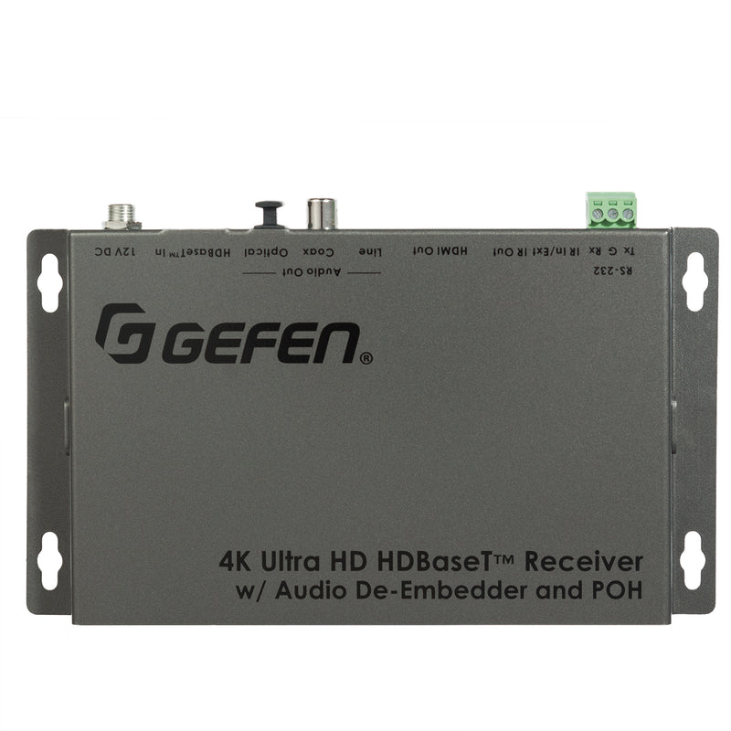 Gefen EXT-UHDA-HBTL-RX 4K HDBaseT Receiver with Audio De-Embedder and PoH