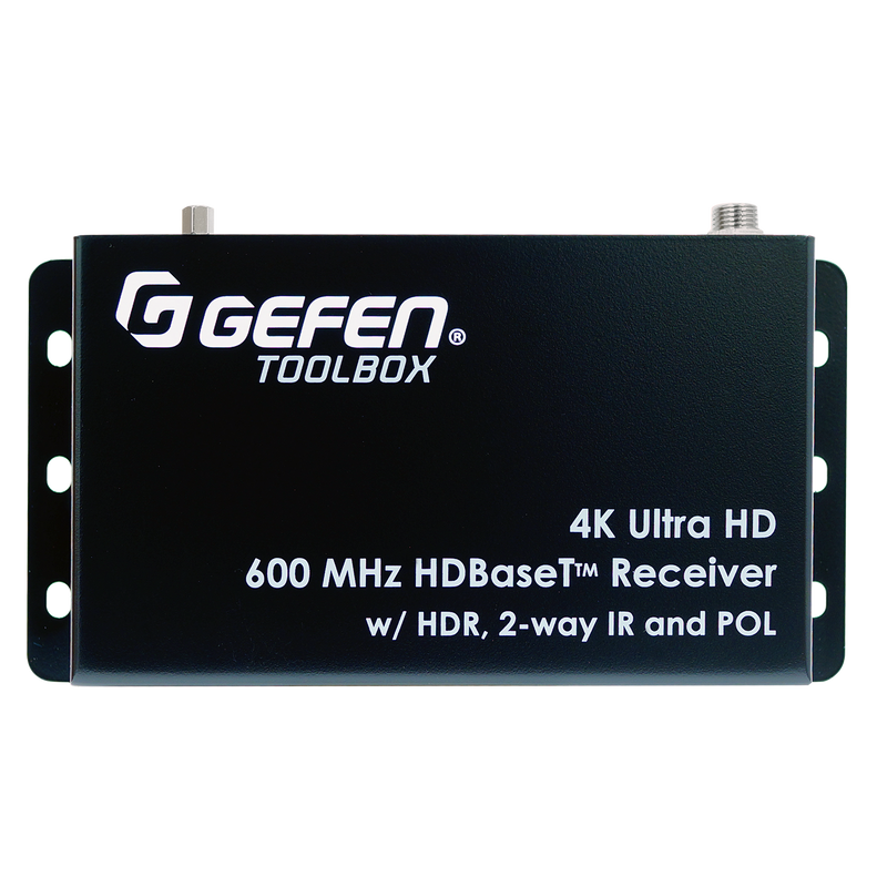 Gefen GTB-UHD600-HBTL 4K Ultra HD 600 MHz HDBaseT Extender Set with HDR(132')