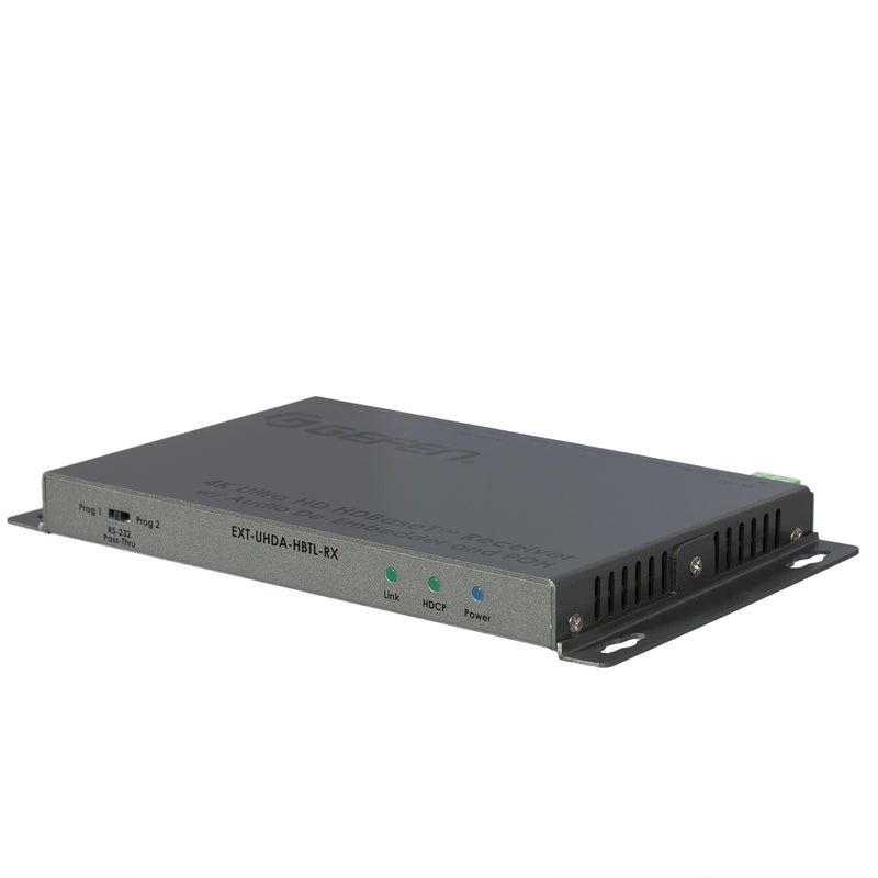 Gefen EXT-UHDA-HBTL-RX 4K HDBaseT Receiver with Audio De-Embedder and PoH