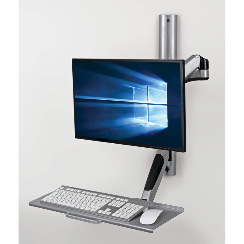 Tripp Lite WWSS1327RWTC Single-Display Sit-Stand Wall-Mount Workstation with Thi
