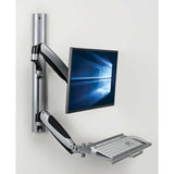 Tripp Lite WWSS1327RWTC Single-Display Sit-Stand Wall-Mount Workstation with Thi