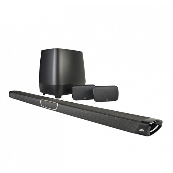 Polk Audio AM8414 MagniFi MAX SR High-Performance Dolby 5.1 Home Theater Sound Bar System, Black