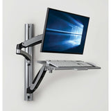 Tripp Lite WWSS1327RWTC Single-Display Sit-Stand Wall-Mount Workstation with Thi