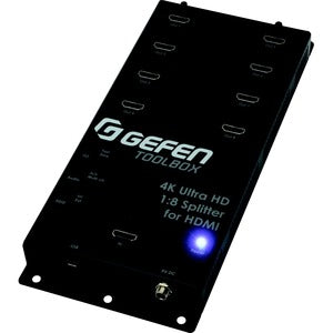 Gefen GTB-HD4K2K-148C-BLK 4K DCI & ULTRA HD 1:8 HDMI Splitter w/ Cascading Out