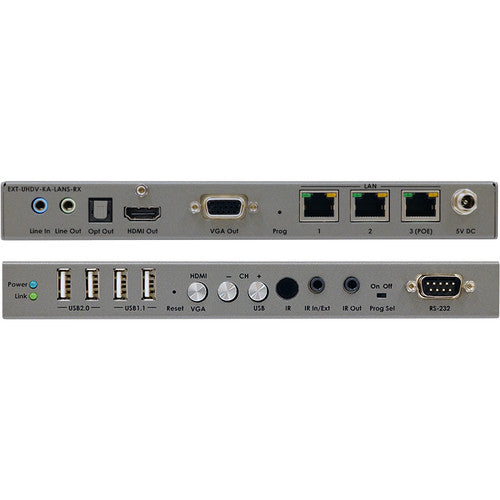 Gefen EXT-UHDV-KA-LANS-RX 4K Ultra HD HDMI & VGA KVM over IP Receiver Unit