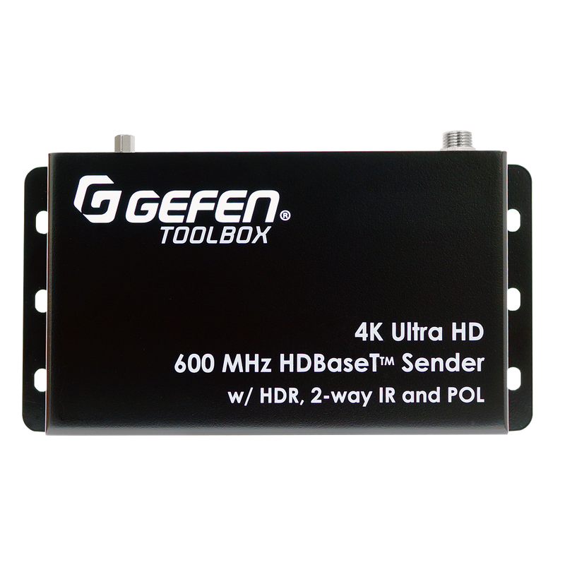 Gefen GTB-UHD600-HBTL 4K Ultra HD 600 MHz HDBaseT Extender Set with HDR(132')