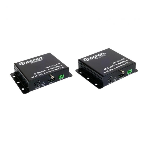 Gefen GTB-UHD-HBT Extender over Cat5e/6A w/ RS-232,IR & Bidirectional POL
