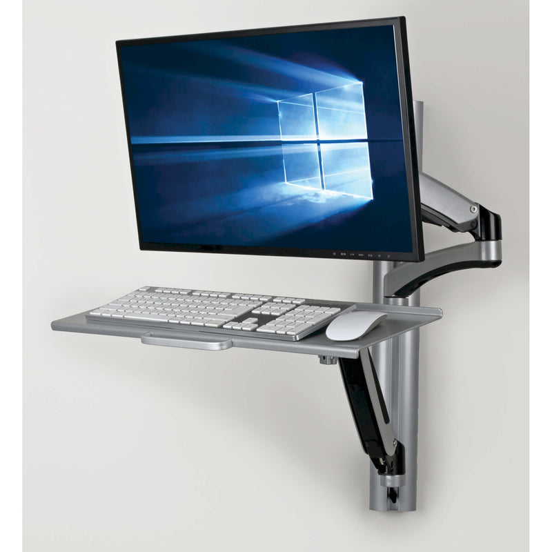 Tripp Lite WWSS1327RWTC Single-Display Sit-Stand Wall-Mount Workstation with Thi