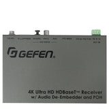Gefen EXT-UHDA-HBTL-RX 4K HDBaseT Receiver with Audio De-Embedder and PoH