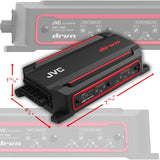 JVC KS-DR2004D drvn 4-Channel Compact Marine/Motorsport Digital Amplifier, 600W