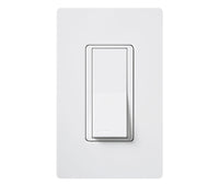 Lutron CA-1PSNL-WH Diva Dual-Voltage Single Pole Switch With Nightlight – (White | Gloss)