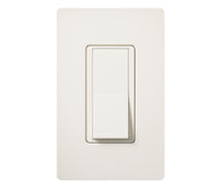 Lutron SC-1PSNL-BI Diva Dual-Voltage Single Pole Switch With Nightlight – (Biscuit | Satin)