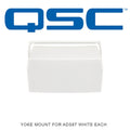 QSC Yoke Mount for AD-S8T AcousticDesign Series Loudspeaker (White) ADYMS8WH